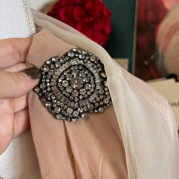 Pretty In Pink: Vera Wang Bridal Tulle Crystal Embellished Couture